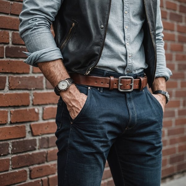 Quels conseils pour choisir des ceintures en cuir pour structurer une tenue décontractée?